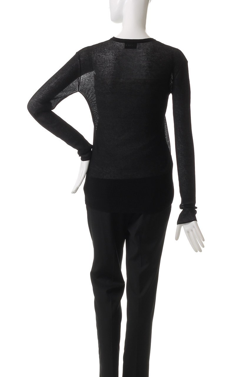 【ヒューエルミュージアム/hueLe Museum】の【STUMBLY】Sheer Rib Knit 人気、トレンドファッション・服の通販 founy(ファニー) 　ファッション　Fashion　レディースファッション　Fashion for Women　トップス・カットソー　Cut & Sew Tops　ニット　Knit Tops & Sweaters　カジュアルプルオーバー・ニットトップス　Pullovers & Knit Tops / Casual Pullovers　インナー　Innerwear　シンプル　Simple, Minimal　ジャケット　Jacket, Outerwear　フィット　Fit, Slim Fit　エレガント 上品　Elegant　夏　Summer　春　Spring　S/S・春夏　SS, Spring/Summer, Warm Season　other-4|ID: prp329100003847040 ipo3291000000032949013