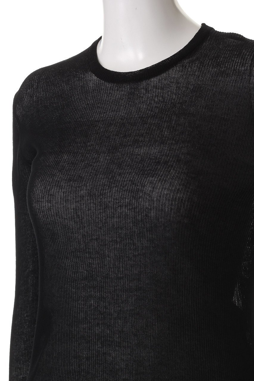 【ヒューエルミュージアム/hueLe Museum】の【STUMBLY】Sheer Rib Knit 人気、トレンドファッション・服の通販 founy(ファニー) 　ファッション　Fashion　レディースファッション　Fashion for Women　トップス・カットソー　Cut & Sew Tops　ニット　Knit Tops & Sweaters　カジュアルプルオーバー・ニットトップス　Pullovers & Knit Tops / Casual Pullovers　インナー　Innerwear　シンプル　Simple, Minimal　ジャケット　Jacket, Outerwear　フィット　Fit, Slim Fit　エレガント 上品　Elegant　夏　Summer　春　Spring　S/S・春夏　SS, Spring/Summer, Warm Season　other-5|ID: prp329100003847040 ipo3291000000032949019
