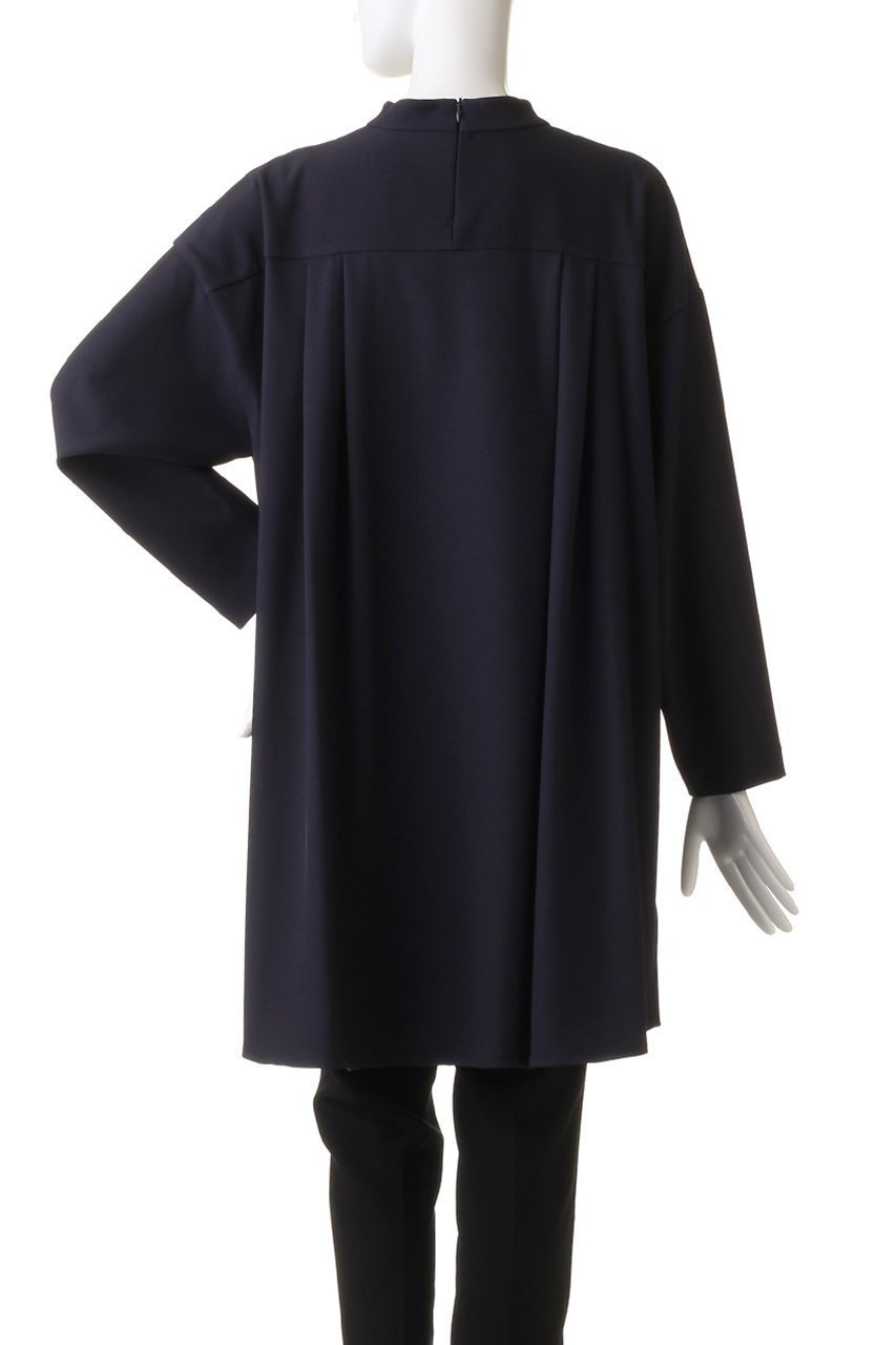 【ル フィル/LE PHIL】の2WAYツイルブラウス 人気、トレンドファッション・服の通販 founy(ファニー) 　ファッション　Fashion　レディースファッション　Fashion for Women　トップス・カットソー　Cut & Sew Tops　シャツ・ブラウス・オフィスカジュアル　Elegant Blouses & Button-Ups　シンプル　Simple, Minimal　スタンド　Stand Collar, Upright Stand　ストレッチ　Stretch, Stretchy Fabric　スリーブ　Sleeve, Long Sleeve / Short Sleeve　ツイル　Twist, Twisted Detail　ドレープ　Drape, Draping Fabric　ベーシック　Basic, Essential　ロング　Long, Long-Length　エレガント 上品　Elegant　other-4|ID: prp329100003848863 ipo3291000000035653250