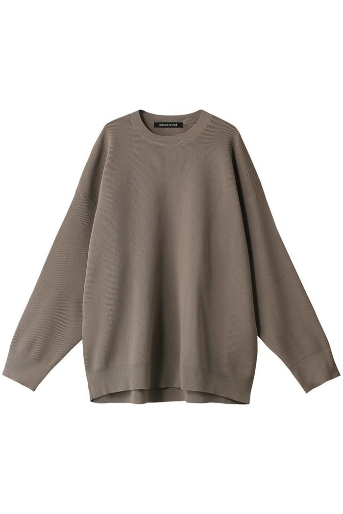 【ミズイロ インド/mizuiro ind】のcrew neck wide P/O プルオーバー インテリア・キッズ・メンズ・レディースファッション・服の通販 founy(ファニー) https://founy.com/ ファッション Fashion レディースファッション WOMEN トップス・カットソー Tops/Tshirt シャツ/ブラウス Shirts/Blouses プルオーバー Pullover スリーブ Sleeve ロング Long 畦 Ridge |ID: prp329100003848874 ipo3291000000028425049