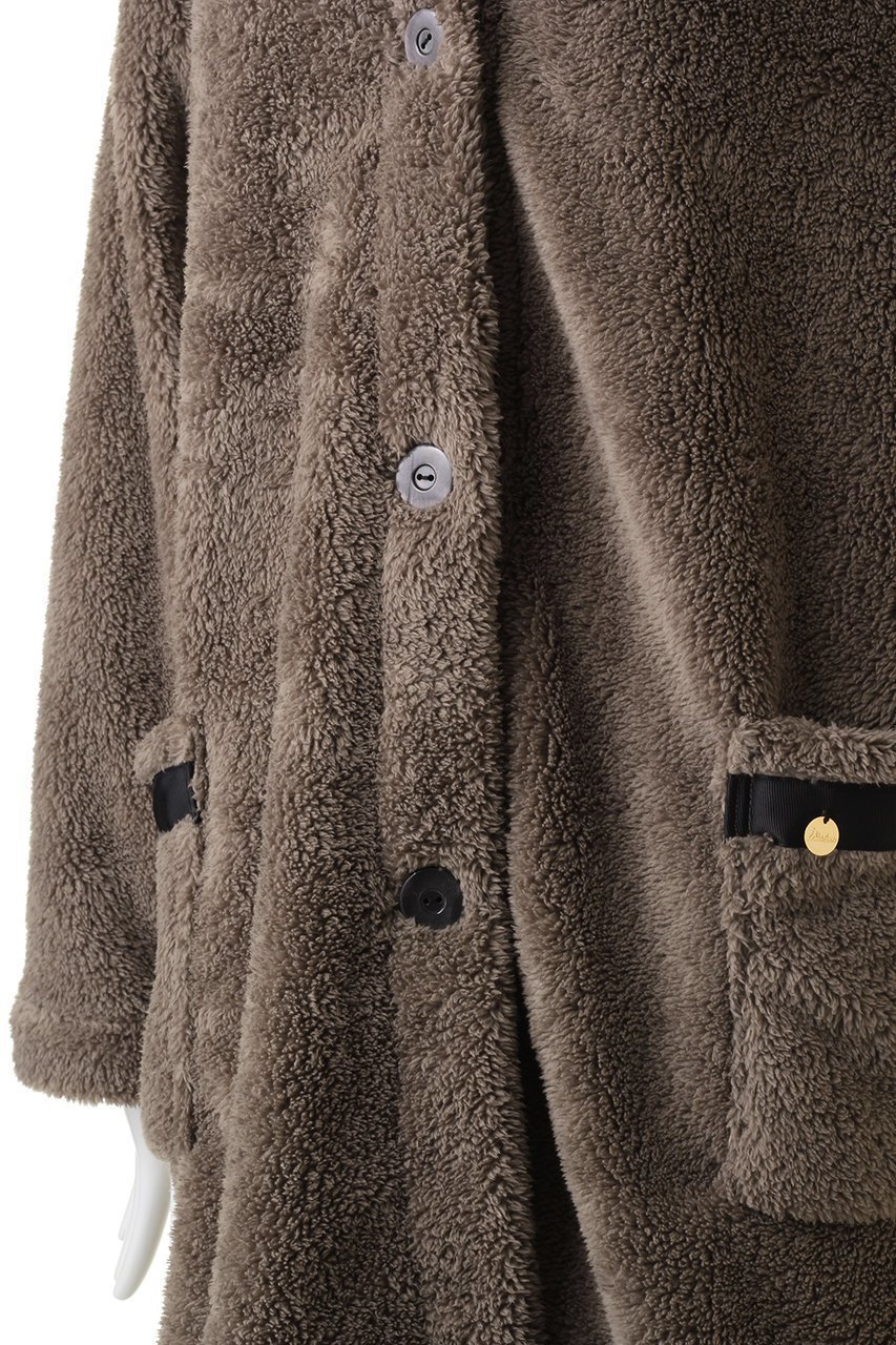 【イクコ/IKUKO】のシープボア ガウン 人気、トレンドファッション・服の通販 founy(ファニー) 　ファッション　Fashion　レディースファッション　Fashion for Women　ガウン　Gown, Robe　パジャマ　Pajamas, Sleepwear　other-5|ID: prp329100003850273 ipo3291000000032835226