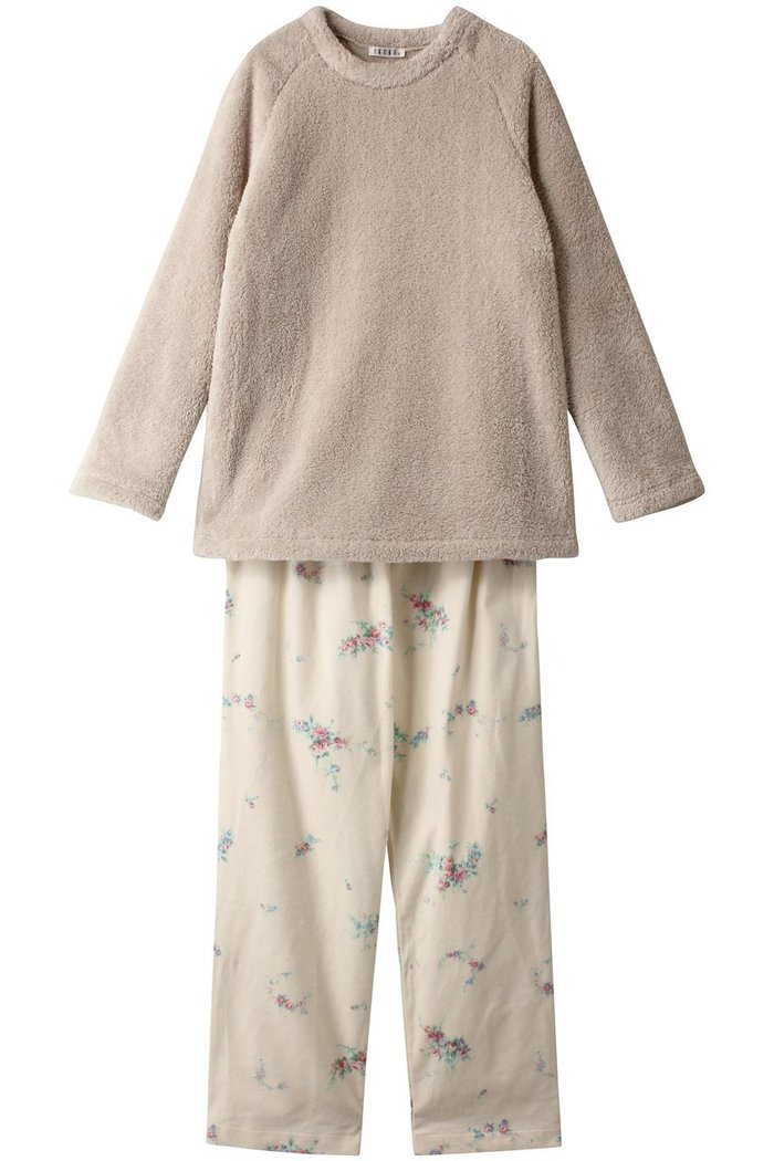 【イクコ/IKUKO】のシープボア&綾ネル花柄プリント パジャマ インテリア・キッズ・メンズ・レディースファッション・服の通販 founy(ファニー) https://founy.com/ ファッション Fashion レディースファッション Fashion for Women パジャマ Pajamas, Sleepwear フォルム Silhouette, Form プリント Print, Printed Pattern リラックス Relax, Relaxed Fit |ID: prp329100003850274 ipo3291000000032835229