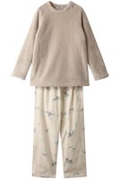 【イクコ/IKUKO】のシープボア&綾ネル花柄プリント パジャマ 人気、トレンドファッション・服の通販 founy(ファニー) ファッション Fashion レディースファッション Fashion for Women パジャマ Pajamas, Sleepwear フォルム Silhouette, Form プリント Print, Printed Pattern リラックス Relax, Relaxed Fit |ID:prp329100003850274