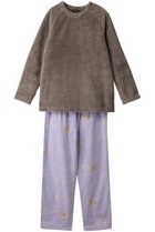 【イクコ/IKUKO】のシープボア&綾ネル花柄プリント パジャマ モカ×ラベンダー|ID: prp329100003850274 ipo3291000000032835232