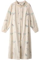 【イクコ/IKUKO】の綾ネル花柄プリント ネグリジェ 人気、トレンドファッション・服の通販 founy(ファニー) ファッション Fashion レディースファッション Fashion for Women お家時間・ステイホーム Stay Home / At Home パジャマ Pajamas, Sleepwear プリント Print, Printed Pattern レース Lace, Lace Fabric |ID:prp329100003850275