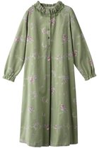 【イクコ/IKUKO】の綾ネル花柄プリント ネグリジェ グリーンティー|ID: prp329100003850275 ipo3291000000032835242