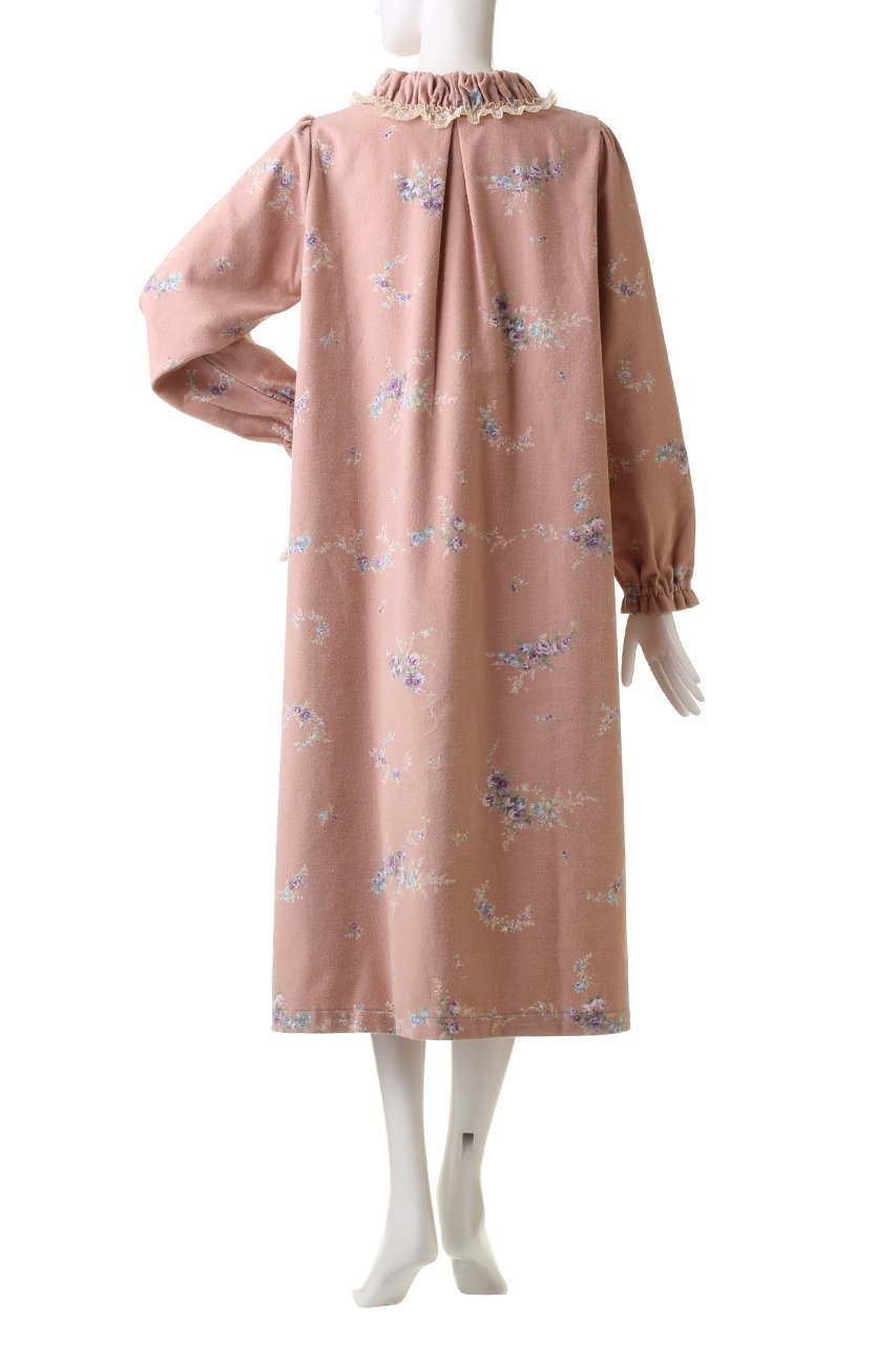 【イクコ/IKUKO】の綾ネル花柄プリント ネグリジェ 人気、トレンドファッション・服の通販 founy(ファニー) 　ファッション　Fashion　レディースファッション　Fashion for Women　お家時間・ステイホーム　Stay Home / At Home　パジャマ　Pajamas, Sleepwear　プリント　Print, Printed Pattern　レース　Lace, Lace Fabric　other-4|ID: prp329100003850275 ipo3291000000032835245