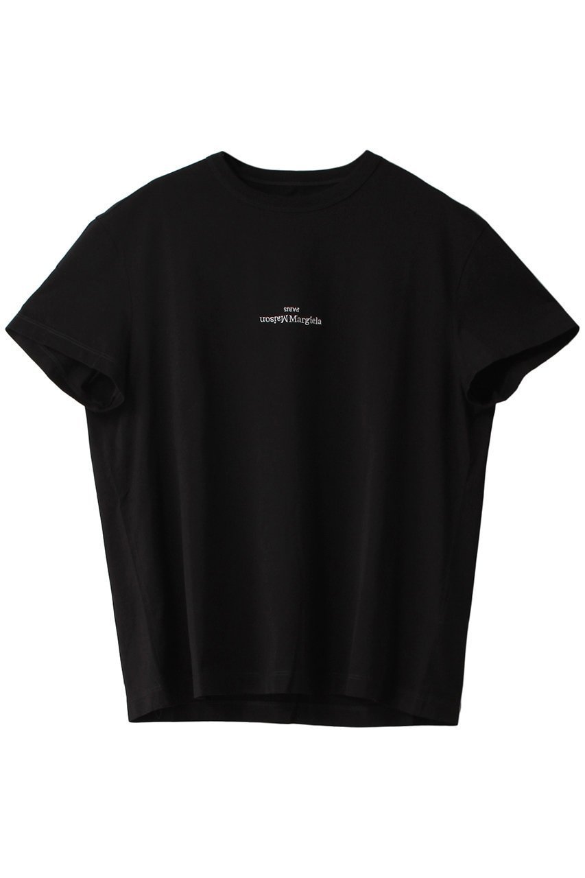 【メゾン マルジェラ/MAISON MARGIELA / MEN】の【MEN】ハーフスリーブTシャツ インテリア・キッズ・メンズ・レディースファッション・服の通販 founy(ファニー) 　ファッション　Fashion　メンズファッション　MEN　トップス・カットソー　Tops/Tshirt/Men　シャツ　Shirts　ショート　Short　スリーブ　Sleeve　ハーフ　Half　フロント　Front　半袖　Short Sleeve　ブラック|ID: prp329100003851199 ipo3291000000029409883