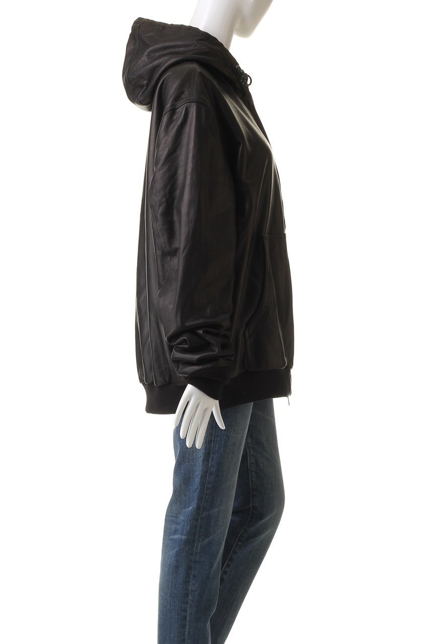 【シシ/sisii】の【UNISEX】レザー パーカージャケット 人気、トレンドファッション・服の通販 founy(ファニー) 　ファッション　Fashion　レディースファッション　Fashion for Women　アウター　Coat / Outerwear Collection　レディースジャケット・軽アウター　Jackets　ブルゾンジャケット・スポーティアウター　Blouson Jackets　ユニセックス　Unisex, Genderless　ジャケット　Jacket, Outerwear　パーカー　Hoodie, Parka　ブルゾン　Blouson, Bomber Jacket　リラックス　Relax, Relaxed Fit　定番　Standard, Basic Item　春　Spring　防寒　Cold Protection, Winter-Ready　other-3|ID: prp329100003851200 ipo3291000000032956868