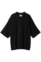 【ヨーク/YOKE / MEN】の【MEN】リブニット シャツ 人気、トレンドファッション・服の通販 founy(ファニー) ファッション Fashion メンズファッション Fashion for Men トップス・カットソー Cut & Sew Tops ニット・セーター / 定番トップス Knit Tops & Sweaters メンズシャツ Shirts なめらか Smooth, Silky Texture シンプル Simple, Minimal ドレープ Drape, Draping Fabric リブニット Rib Knit, Ribbed Knit エレガント 上品 Elegant thumbnail ブラック|ID: prp329100003851226 ipo3291000000032950635