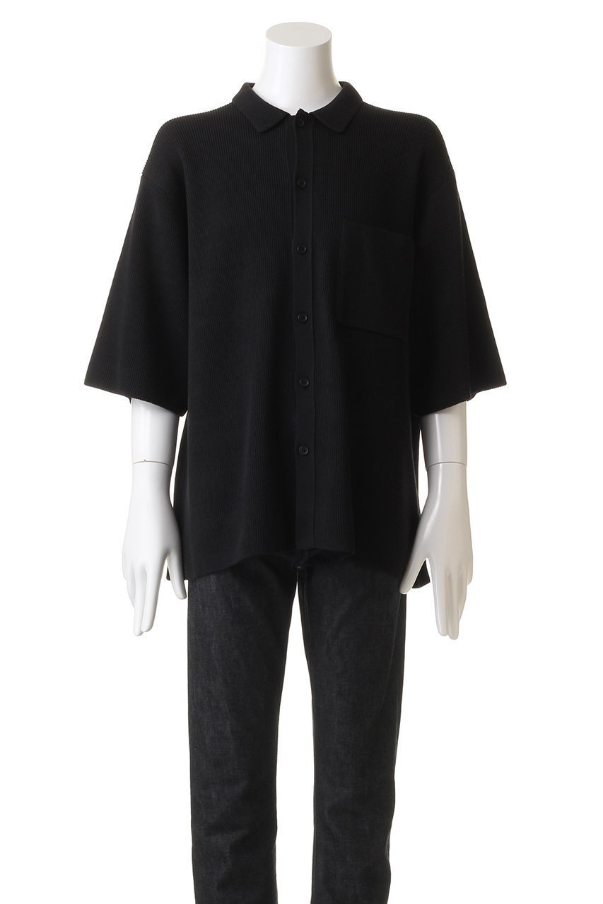 【ヨーク/YOKE / MEN】の【MEN】リブニット シャツ 人気、トレンドファッション・服の通販 founy(ファニー) 　ファッション　Fashion　メンズファッション　Fashion for Men　トップス・カットソー　Cut & Sew Tops　ニット・セーター / 定番トップス　Knit Tops & Sweaters　メンズシャツ　Shirts　なめらか　Smooth, Silky Texture　シンプル　Simple, Minimal　ドレープ　Drape, Draping Fabric　リブニット　Rib Knit, Ribbed Knit　エレガント 上品　Elegant　other-2|ID: prp329100003851226 ipo3291000000032950637