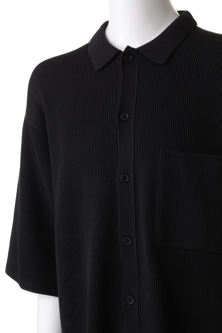 【ヨーク/YOKE】の【UNISEX】リブニット シャツ 人気、トレンドファッション・服の通販 founy(ファニー) 　ファッション　Fashion　レディースファッション　Fashion for Women　トップス・カットソー　Cut & Sew Tops　ニット　Knit Tops & Sweaters　シャツ・ブラウス・オフィスカジュアル　Elegant Blouses & Button-Ups　カジュアルプルオーバー・ニットトップス　Pullovers & Knit Tops / Casual Pullovers　ユニセックス　Unisex, Genderless　なめらか　Smooth, Silky Texture　シンプル　Simple, Minimal　ドレープ　Drape, Draping Fabric　リブニット　Rib Knit, Ribbed Knit　エレガント 上品　Elegant　other-5|ID: prp329100003851226 ipo3291000000036224552