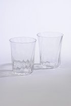 【エル グルメ/ELLE gourmet】の【STILLEBEN】Concave Swirl グラス 2個セット クリア|ID:prp329100003852543