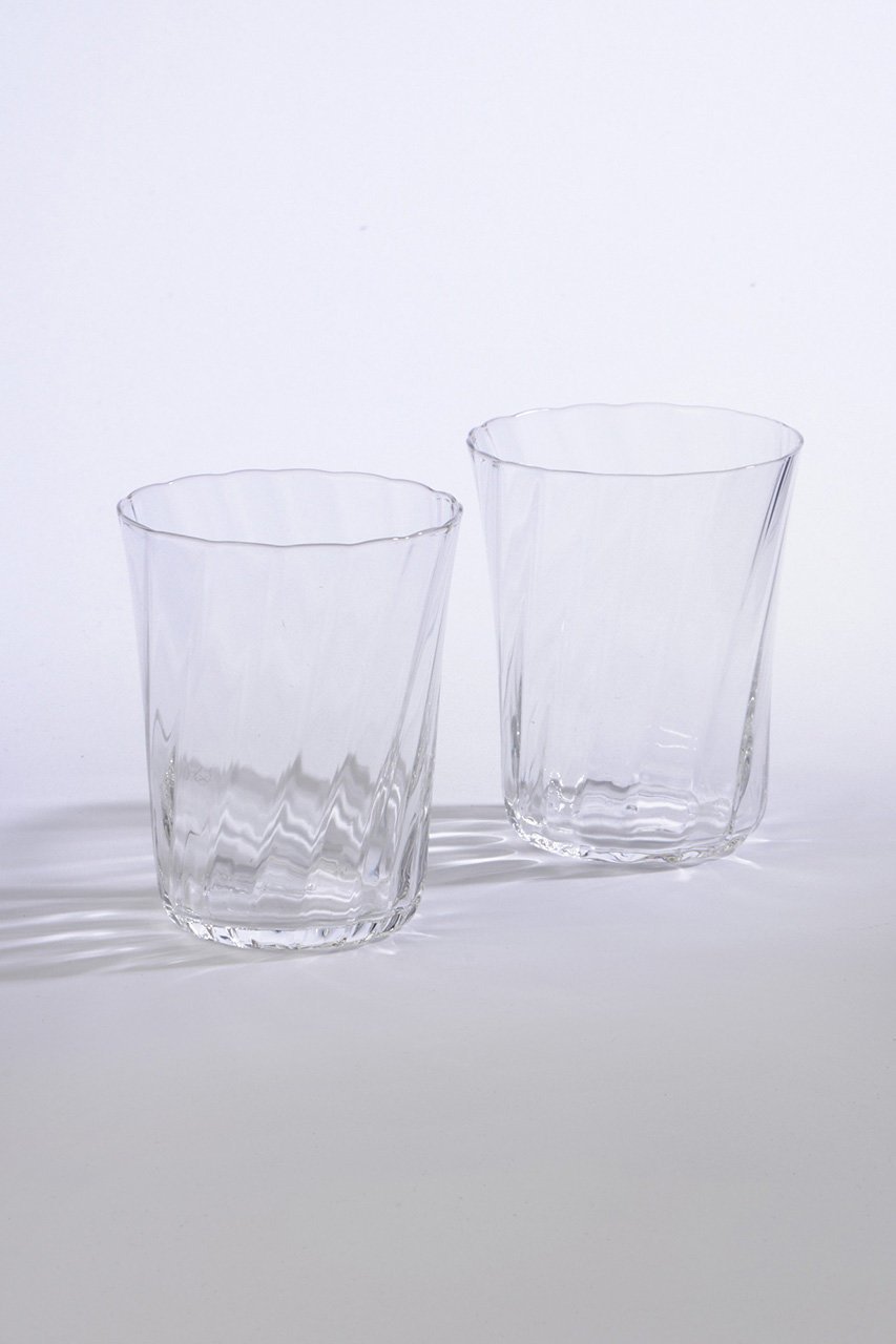 【エル グルメ/ELLE gourmet】の【STILLEBEN】Concave Swirl グラス 2個セット インテリア・キッズ・メンズ・レディースファッション・服の通販 founy(ファニー) 　ファッション　Fashion　レディースファッション　WOMEN　ユニセックス　Unisex　ガラス　Glass　クリスタル　Crystal　グラス　Glass　ハンド　Hand　クリア|ID: prp329100003852543 ipo3291000000025347584