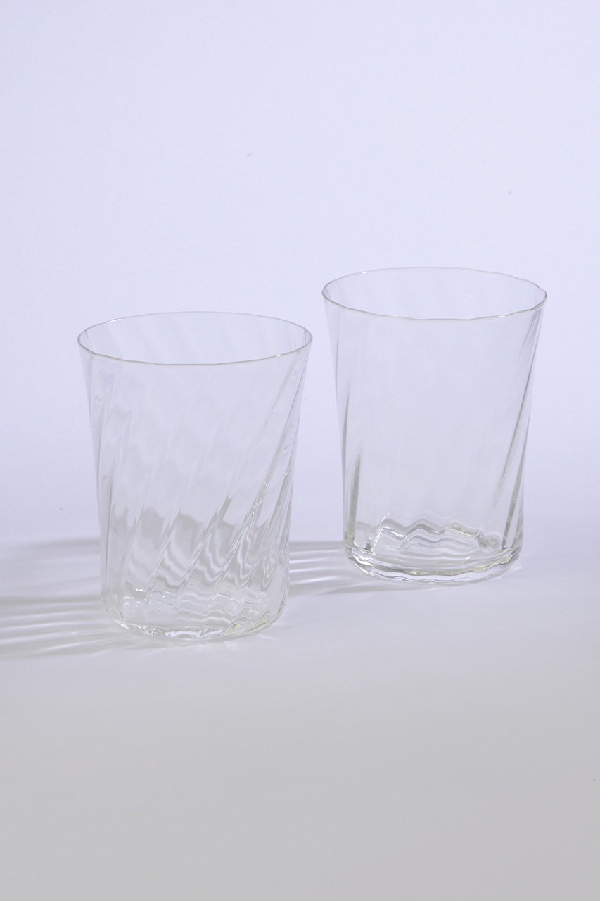 【エル グルメ/ELLE gourmet】の【STILLEBEN】Concave Swirl グラス 2個セット インテリア・キッズ・メンズ・レディースファッション・服の通販 founy(ファニー) 　ファッション　Fashion　レディースファッション　WOMEN　ユニセックス　Unisex　ガラス　Glass　クリスタル　Crystal　グラス　Glass　ハンド　Hand　イエロー|ID: prp329100003852543 ipo3291000000025347586
