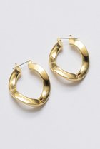 【プランク プロジェクト/PRANK PROJECT】のカーブチェーンピアス / Curve Chain Earrings GLD(ゴールド)|ID:prp329100003852568