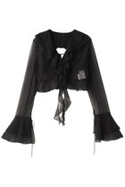 【プランク プロジェクト/PRANK PROJECT】のラッフルブラウス / Ruffled Blouse BLK(ブラック)|ID: prp329100003852570 ipo3291000000036402434
