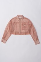 【プランク プロジェクト/PRANK PROJECT】のマルチファブリックショートシャツ / Multi-fabric Short Shirt PNK(ピンク)|ID:prp329100003852573