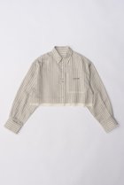 【プランク プロジェクト/PRANK PROJECT】のマルチファブリックショートシャツ / Multi-fabric Short Shirt MLT(マルチカラー)|ID:prp329100003852573