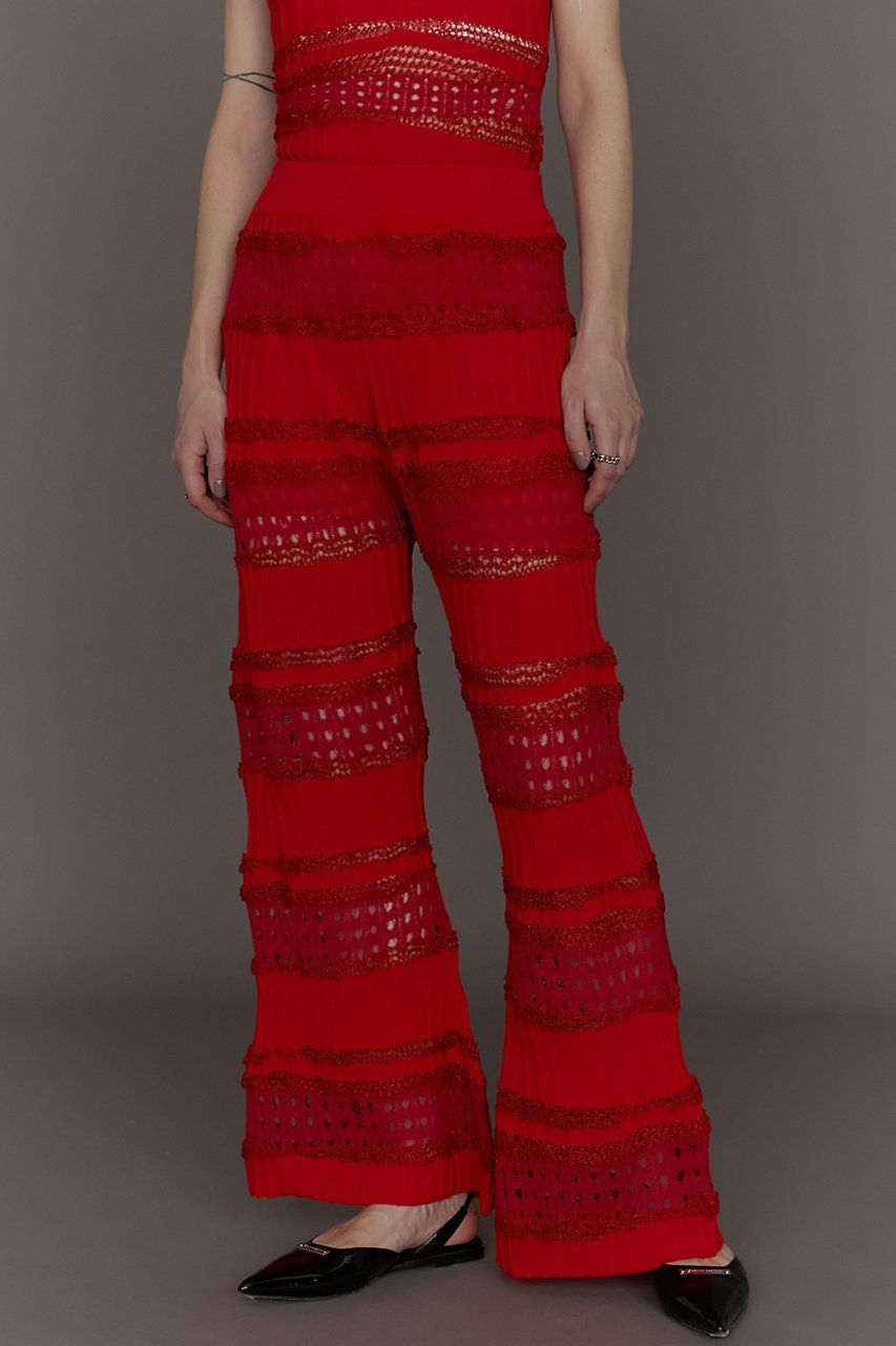 【プランク プロジェクト/PRANK PROJECT】のブークレレースニットパンツ / Boucle Lace Knit Pants 人気、トレンドファッション・服の通販 founy(ファニー) ファッション Fashion レディースファッション Fashion for Women パンツ Pants & Trousers おすすめ Recommended / Our Picks カットソー Cut and Sewn Top セットアップ Set-Up, Coordinated Outfit チュニック Tunic, Long Top ミックス Mix, Mixed Style レース Lace, Lace Fabric 夏 Summer other-7|ID: prp329100003852575 ipo3291000000032819272