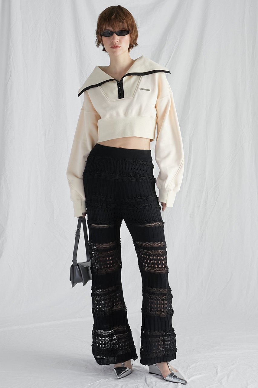 【プランク プロジェクト/PRANK PROJECT】のブークレレースニットパンツ / Boucle Lace Knit Pants 人気、トレンドファッション・服の通販 founy(ファニー) 　ファッション　Fashion　レディースファッション　Fashion for Women　パンツ　Pants & Trousers　おすすめ　Recommended / Our Picks　カットソー　Cut and Sewn Top　セットアップ　Set-Up, Coordinated Outfit　チュニック　Tunic, Long Top　ミックス　Mix, Mixed Style　レース　Lace, Lace Fabric　夏　Summer　other-5|ID: prp329100003852575 ipo3291000000035363476