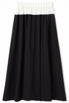 【アドーア/ADORE】のバイカラージョーゼットスカート 人気、トレンドファッション・服の通販 founy(ファニー) ファッション Fashion レディースファッション WOMEN スカート Skirt ロングスカート Long Skirt おすすめ Recommend ジョーゼット Georgette ストレッチ Stretch セットアップ Set Up ドレープ Drape フレア Flare ロング Long ワンポイント One Point thumbnail ブラック|ID: prp329100003852595 ipo3291000000025347742