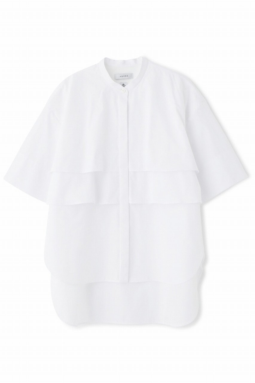 【アドーア/ADORE】のTHOMAS MASON COブロードブラウス 人気、トレンドファッション・服の通販 founy(ファニー) 　ファッション　Fashion　レディースファッション　Fashion for Women　トップス・カットソー　Cut & Sew Tops　シャツ・ブラウス・オフィスカジュアル　Elegant Blouses & Button-Ups　おすすめ　Recommended / Our Picks　イタリア　Italy　インナー　Innerwear　ショート　Short, Short Length　スリーブ　Sleeve, Long Sleeve / Short Sleeve　ブロード　Broadcloth, Fine Cotton　ロング　Long, Long-Length　 other-1|ID: prp329100003852597 ipo3291000000034337279