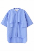 【アドーア/ADORE】のTHOMAS MASON COブロードブラウス 人気、トレンドファッション・服の通販 founy(ファニー) ファッション Fashion レディースファッション Fashion for Women トップス・カットソー Cut & Sew Tops シャツ・ブラウス・オフィスカジュアル Elegant Blouses & Button-Ups おすすめ Recommended / Our Picks イタリア Italy インナー Innerwear ショート Short, Short Length スリーブ Sleeve, Long Sleeve / Short Sleeve ブロード Broadcloth, Fine Cotton ロング Long, Long-Length thumbnail ブルー|ID: prp329100003852597 ipo3291000000034337281