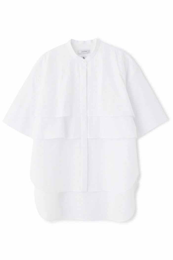 【アドーア/ADORE】のTHOMAS MASON COブロードブラウス インテリア・キッズ・メンズ・レディースファッション・服の通販 founy(ファニー) https://founy.com/ ファッション Fashion レディースファッション Fashion for Women トップス・カットソー Cut & Sew Tops シャツ・ブラウス・オフィスカジュアル Elegant Blouses & Button-Ups おすすめ Recommended / Our Picks イタリア Italy インナー Innerwear ショート Short, Short Length スリーブ Sleeve, Long Sleeve / Short Sleeve ブロード Broadcloth, Fine Cotton ロング Long, Long-Length |ID: prp329100003852597 ipo3291000000036402020