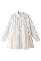 【ミディウミソリッド/MIDIUMISOLID】のtiered volume shirt シャツ off white|ID:prp329100003852634