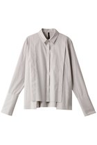 【ピアッカセッテ/ph7+】のタックロングスリーブシャツ 人気、トレンドファッション・服の通販 founy(ファニー) ファッション Fashion レディースファッション Fashion for Women トップス・カットソー Cut & Sew Tops シャツ・ブラウス・オフィスカジュアル Elegant Blouses & Button-Ups カフス Cuff Design スリーブ Sleeve, Long Sleeve / Short Sleeve フォルム Silhouette, Form ベーシック Basic, Essential ロング Long, Long-Length 定番 Standard, Basic Item thumbnail グレー|ID: prp329100003852641 ipo3291000000032902691