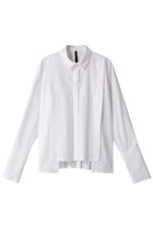 【ピアッカセッテ/ph7+】のタックロングスリーブシャツ 人気、トレンドファッション・服の通販 founy(ファニー) ファッション Fashion レディースファッション Fashion for Women トップス・カットソー Cut & Sew Tops シャツ・ブラウス・オフィスカジュアル Elegant Blouses & Button-Ups カフス Cuff Design スリーブ Sleeve, Long Sleeve / Short Sleeve フォルム Silhouette, Form ベーシック Basic, Essential ロング Long, Long-Length 定番 Standard, Basic Item thumbnail ホワイト|ID: prp329100003852641 ipo3291000000032902693