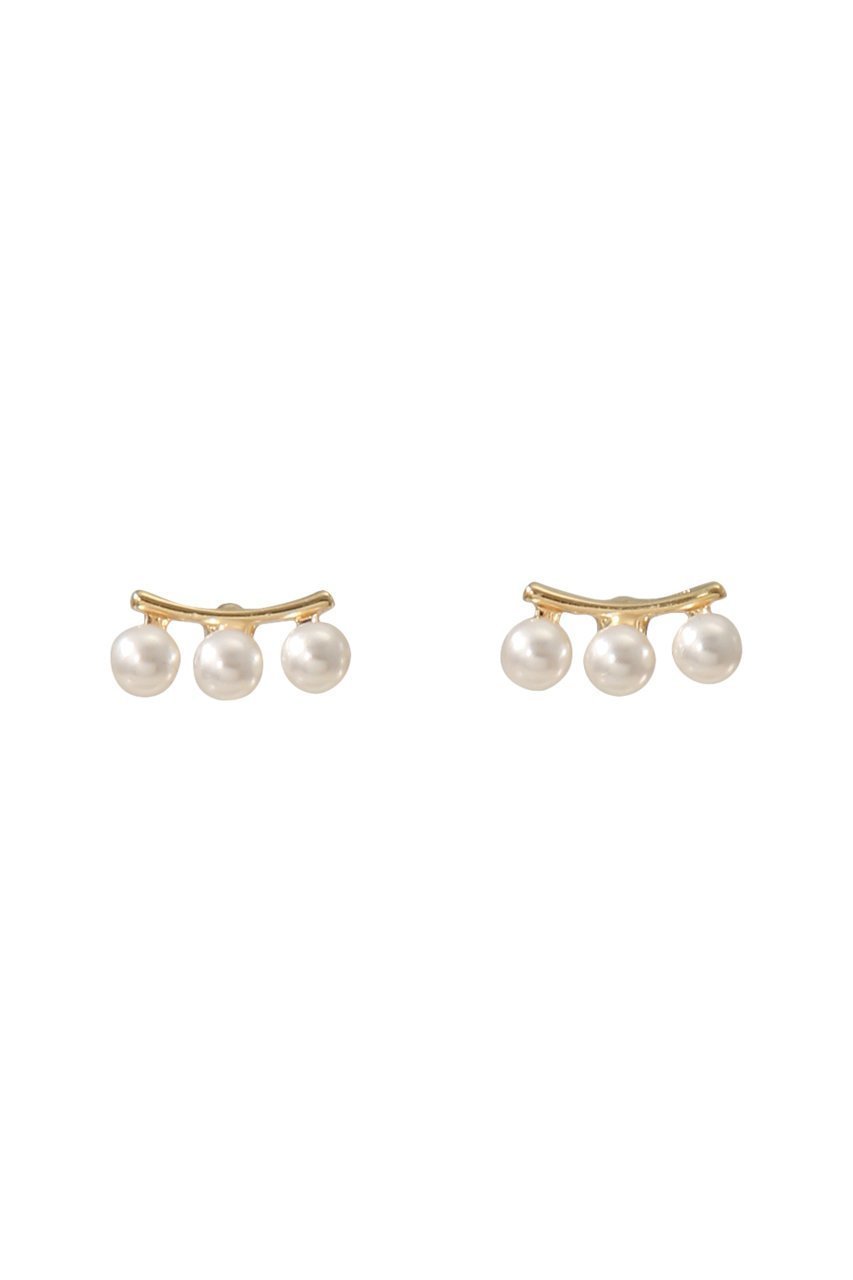 【ウィムガゼット/Whim Gazette】の【THE PAUSE】3連パールピアス 人気、トレンドファッション・服の通販 founy(ファニー) 　ファッション　Fashion　レディースファッション　Fashion for Women　ジュエリー　Jewelry　ファッションリング　Fashion Rings　イヤリング・フープ・ドロップタイプ　Hoop, Drop & Clip Earrings　イヤリング　Earrings　エレガント 上品　Elegant　トレンド　Trend, Trending Now　パール　Pearl, Pearl Accent　 other-1|ID: prp329100003854322 ipo3291000000035611597
