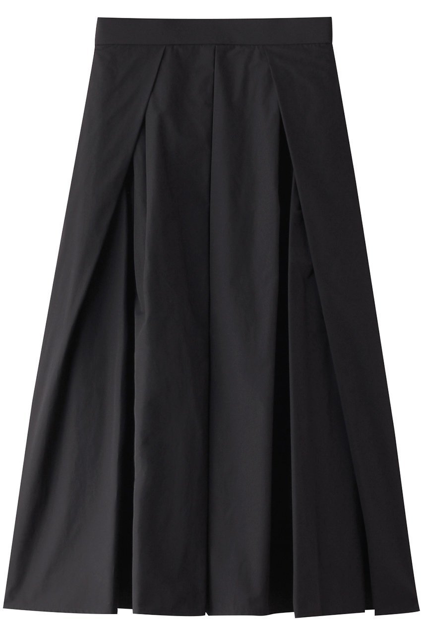 【アドーア/ADORE】のパウダータッチタフタスカート インテリア・キッズ・メンズ・レディースファッション・服の通販 founy(ファニー) 　ファッション　Fashion　レディースファッション　WOMEN　スカート　Skirt　ロングスカート　Long Skirt　おすすめ　Recommend　カットソー　Cut And Sew　シンプル　Simple　セットアップ　Set Up　タフタ　Taffeta　リブニット　Rib Knit　ロング　Long　ブラック|ID: prp329100003855904 ipo3291000000025806393