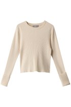 【ヒューエルミュージアム/hueLe Museum】の【hLM】リブニット ホワイト|ID: prp329100003855913 ipo3291000000030865157