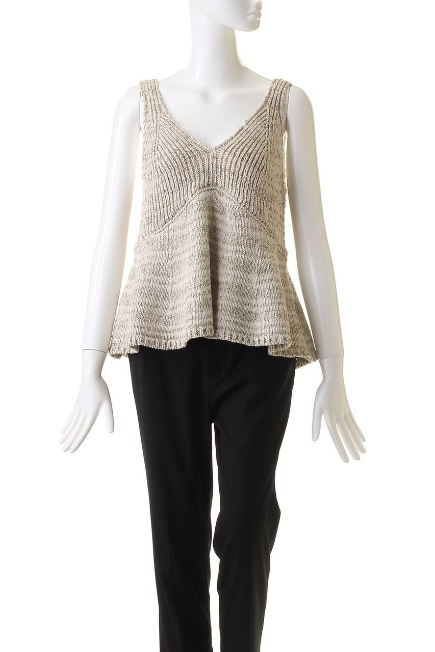 【カレンソロジー/Curensology】のリネンラメニットキャミ 人気、トレンドファッション・服の通販 founy(ファニー) 　ファッション　Fashion　レディースファッション　Fashion for Women　トップス・カットソー　Cut & Sew Tops　ニット　Knit Tops & Sweaters　キャミソール&ノースリーブ　Camisoles & Sleeveless Tops　シャツ・ブラウス・オフィスカジュアル　Elegant Blouses & Button-Ups　ロングTシャツ・Tシャツ　Longline T-Shirts & Tees　カットソー・ベーシックTシャツ　Cut-and-Sewn Tops / Stretch Tees & Basics　カットソー　Cut and Sewn Top　キャミソール　Camisole, Spaghetti Strap Top　タンク　Tank Top, Sleeveless Top　デコルテ　Décolleté, Neckline　フレア　Flare, Flared　リネン　Linen, Linen Fabric　エレガント 上品　Elegant　other-3|ID: prp329100003855919 ipo3291000000035532272