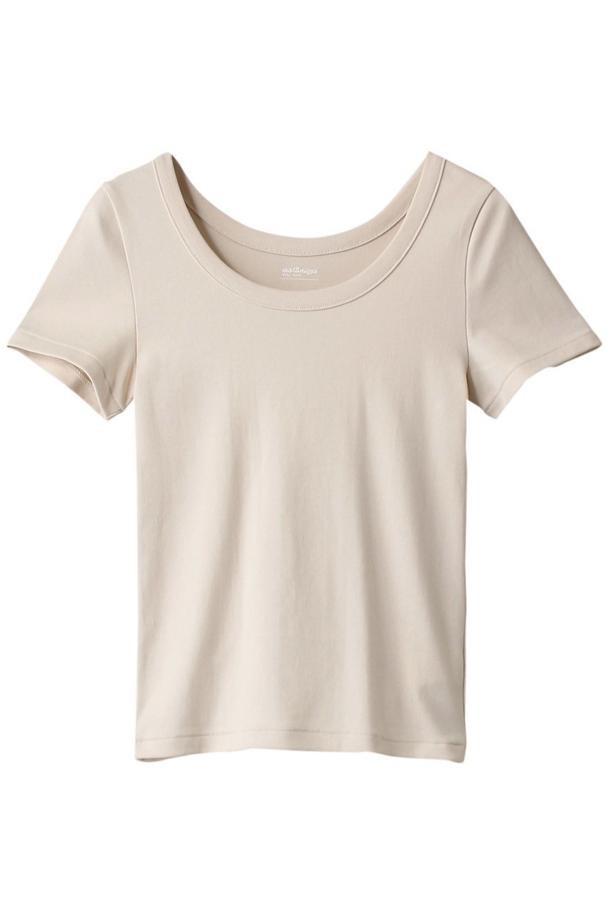 【マルティニーク/martinique】のESSENTIAL フライスTee インテリア・キッズ・メンズ・レディースファッション・服の通販 founy(ファニー) 　ファッション　Fashion　レディースファッション　Fashion for Women　トップス・カットソー　Cut & Sew Tops　シャツ・ブラウス・オフィスカジュアル　Elegant Blouses & Button-Ups　ロングTシャツ・Tシャツ　Longline T-Shirts & Tees　カットソー・ベーシックTシャツ　Cut-and-Sewn Tops / Stretch Tees & Basics　インナー　Innerwear　カットソー　Cut and Sewn Top　ショート　Short, Short Length　スリーブ　Sleeve, Long Sleeve / Short Sleeve　フィット　Fit, Slim Fit　別注　Limited Edition, Custom Order　定番　Standard, Basic Item　クリーム|ID: prp329100003857482 ipo3291000000032837176