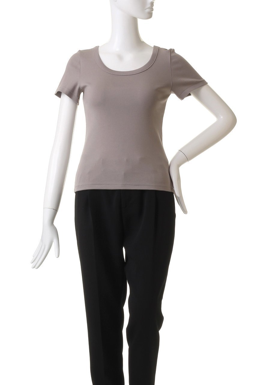 【マルティニーク/martinique】のESSENTIAL フライスTee 人気、トレンドファッション・服の通販 founy(ファニー) 　ファッション　Fashion　レディースファッション　Fashion for Women　トップス・カットソー　Cut & Sew Tops　シャツ・ブラウス・オフィスカジュアル　Elegant Blouses & Button-Ups　ロングTシャツ・Tシャツ　Longline T-Shirts & Tees　カットソー・ベーシックTシャツ　Cut-and-Sewn Tops / Stretch Tees & Basics　インナー　Innerwear　カットソー　Cut and Sewn Top　ショート　Short, Short Length　スリーブ　Sleeve, Long Sleeve / Short Sleeve　フィット　Fit, Slim Fit　別注　Limited Edition, Custom Order　定番　Standard, Basic Item　other-2|ID: prp329100003857482 ipo3291000000035792244