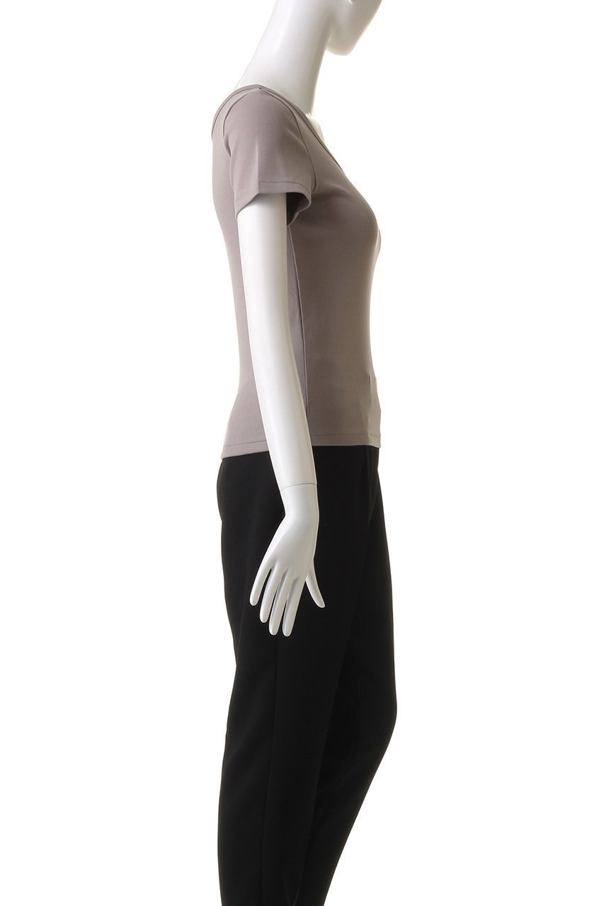 【マルティニーク/martinique】のESSENTIAL フライスTee 人気、トレンドファッション・服の通販 founy(ファニー) 　ファッション　Fashion　レディースファッション　Fashion for Women　トップス・カットソー　Cut & Sew Tops　シャツ・ブラウス・オフィスカジュアル　Elegant Blouses & Button-Ups　ロングTシャツ・Tシャツ　Longline T-Shirts & Tees　カットソー・ベーシックTシャツ　Cut-and-Sewn Tops / Stretch Tees & Basics　インナー　Innerwear　カットソー　Cut and Sewn Top　ショート　Short, Short Length　スリーブ　Sleeve, Long Sleeve / Short Sleeve　フィット　Fit, Slim Fit　別注　Limited Edition, Custom Order　定番　Standard, Basic Item　other-3|ID: prp329100003857482 ipo3291000000035792246