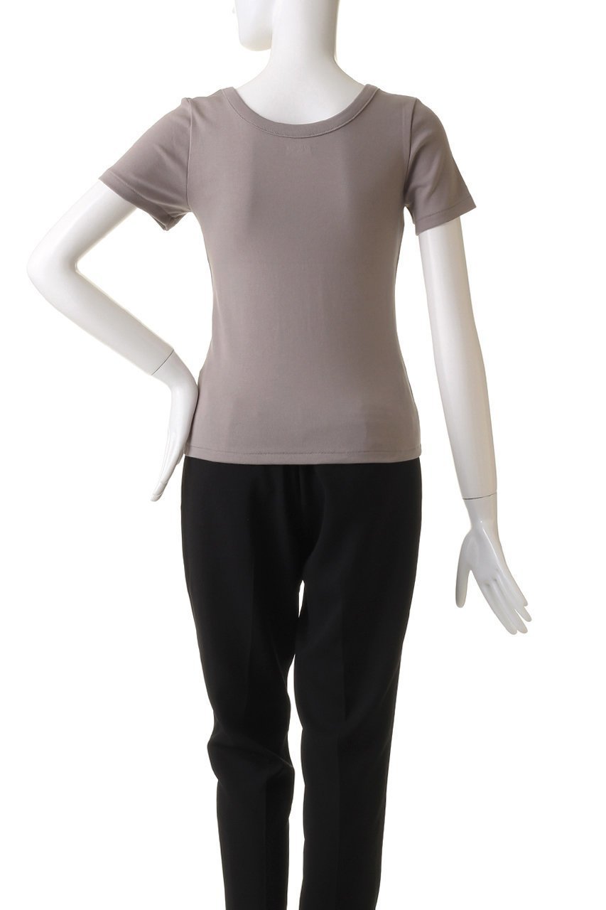 【マルティニーク/martinique】のESSENTIAL フライスTee 人気、トレンドファッション・服の通販 founy(ファニー) 　ファッション　Fashion　レディースファッション　Fashion for Women　トップス・カットソー　Cut & Sew Tops　シャツ・ブラウス・オフィスカジュアル　Elegant Blouses & Button-Ups　ロングTシャツ・Tシャツ　Longline T-Shirts & Tees　カットソー・ベーシックTシャツ　Cut-and-Sewn Tops / Stretch Tees & Basics　インナー　Innerwear　カットソー　Cut and Sewn Top　ショート　Short, Short Length　スリーブ　Sleeve, Long Sleeve / Short Sleeve　フィット　Fit, Slim Fit　別注　Limited Edition, Custom Order　定番　Standard, Basic Item　other-4|ID: prp329100003857482 ipo3291000000035792247