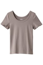 【マルティニーク/martinique】のESSENTIAL フライスTee 大人の最旬トレンドファッション＆コーディネート founy(ファウニー) ファッション Fashion レディースファッション Fashion for Women トップス・カットソー Cut & Sew Tops シャツ・ブラウス・オフィスカジュアル Elegant Blouses & Button-Ups ロングTシャツ・Tシャツ Longline T-Shirts & Tees カットソー・ベーシックTシャツ Cut-and-Sewn Tops / Stretch Tees & Basics インナー Innerwear カットソー Cut and Sewn Top ショート Short, Short Length スリーブ Sleeve, Long Sleeve / Short Sleeve フィット Fit, Slim Fit 別注 Limited Edition, Custom Order 定番 Standard, Basic Item thumbnail グレー|ID: prp329100003857482 ipo3291000000036987367