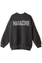 【サードマガジン/THIRD MAGAZINE】のピグメントロゴスウェット 人気、トレンドファッション・服の通販 founy(ファニー) ファッション Fashion レディースファッション Fashion for Women トップス・カットソー Cut & Sew Tops シャツ・ブラウス・オフィスカジュアル Elegant Blouses & Button-Ups レディースパーカー・カジュアルフーディー Casual Hoodies & Sweatshirts ロングTシャツ・Tシャツ Longline T-Shirts & Tees スウェット・クルーネックトップス Sweatshirts & Crewnecks / Relaxed Fit Sweat Tops カットソー・ベーシックTシャツ Cut-and-Sewn Tops / Stretch Tees & Basics thumbnail チャコールグレー|ID: prp329100003857565 ipo3291000000035420978