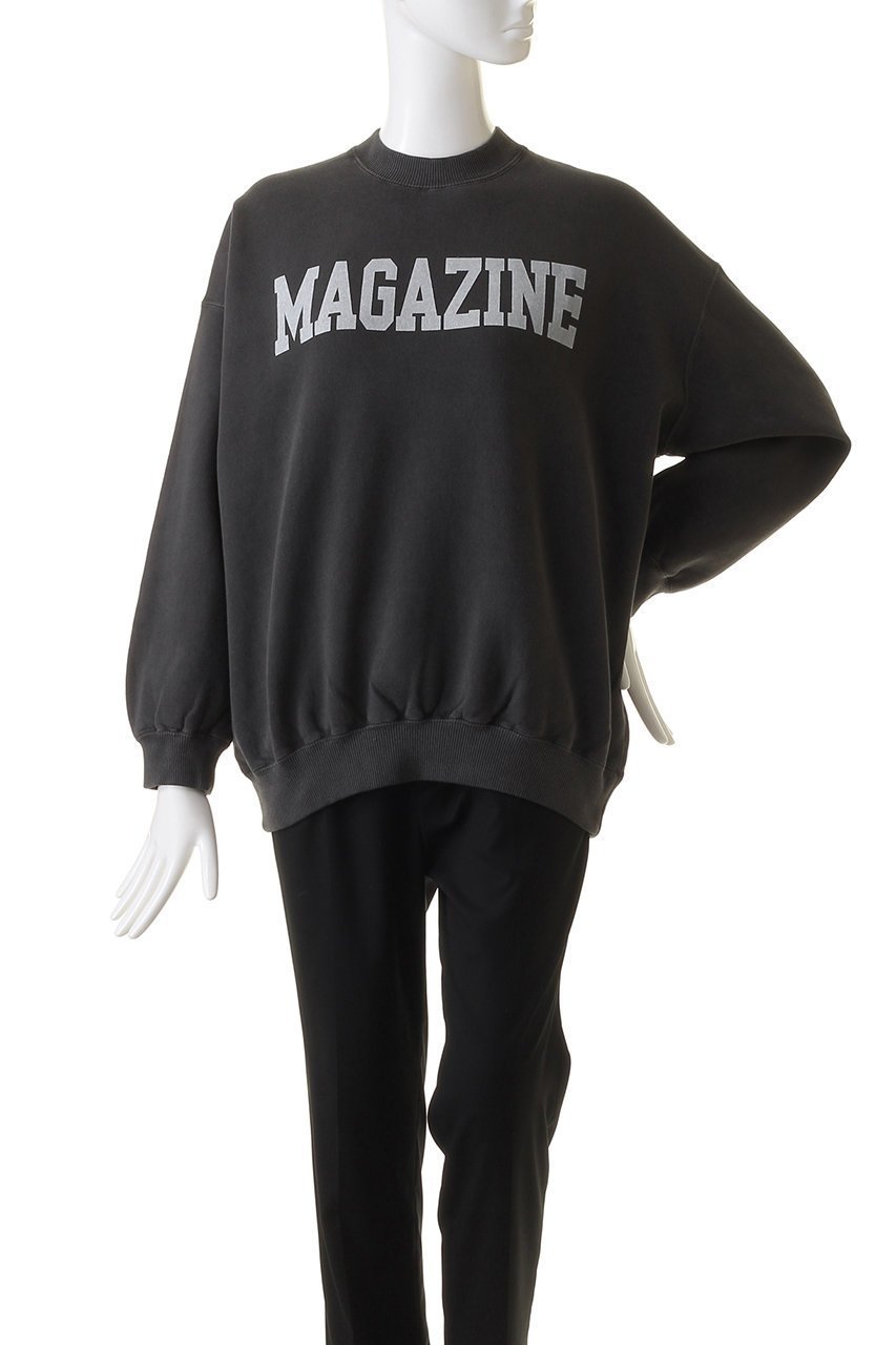 【サードマガジン/THIRD MAGAZINE】のピグメントロゴスウェット 人気、トレンドファッション・服の通販 founy(ファニー) 　ファッション　Fashion　レディースファッション　Fashion for Women　トップス・カットソー　Cut & Sew Tops　シャツ・ブラウス・オフィスカジュアル　Elegant Blouses & Button-Ups　レディースパーカー・カジュアルフーディー　Casual Hoodies & Sweatshirts　ロングTシャツ・Tシャツ　Longline T-Shirts & Tees　スウェット・クルーネックトップス　Sweatshirts & Crewnecks / Relaxed Fit Sweat Tops　カットソー・ベーシックTシャツ　Cut-and-Sewn Tops / Stretch Tees & Basics　other-2|ID: prp329100003857565 ipo3291000000035420979