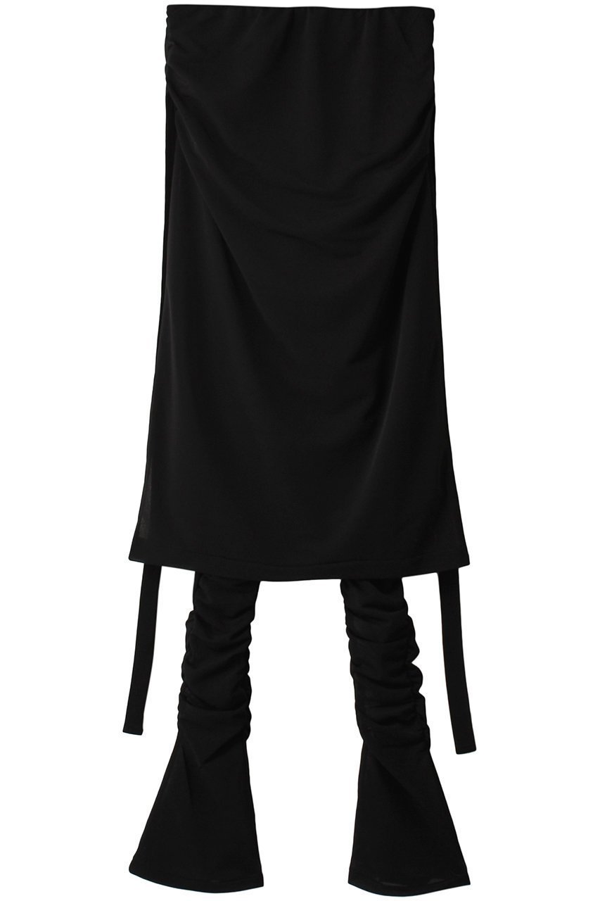 【プランク プロジェクト/PRANK PROJECT】のスカートレイヤードレギンス / Skirt Layered Leggings インテリア・キッズ・メンズ・レディースファッション・服の通販 founy(ファニー) 　ファッション　Fashion　レディースファッション　Fashion for Women　スカート　Skirts　レギンス　Leggings & Stretch Pants　レッグウェア・ストッキング　Legwear & Hosiery　ギャザー　Gathered, Ruffled　チュール　Tulip, Tulip Motif　フレア　Flare, Flared　レギンス　Leggings, Stretch Pants　春　Spring　BLK(ブラック)|ID: prp329100003859265 ipo3291000000035745373