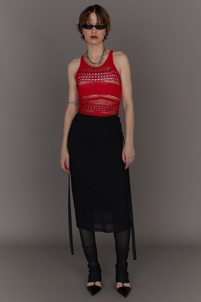 【プランク プロジェクト/PRANK PROJECT】のスカートレイヤードレギンス / Skirt Layered Leggings 人気、トレンドファッション・服の通販 founy(ファニー) 　ファッション　Fashion　レディースファッション　Fashion for Women　スカート　Skirts　レギンス　Leggings & Stretch Pants　レッグウェア・ストッキング　Legwear & Hosiery　ギャザー　Gathered, Ruffled　チュール　Tulip, Tulip Motif　フレア　Flare, Flared　レギンス　Leggings, Stretch Pants　春　Spring　other-7|ID: prp329100003859265 ipo3291000000035745383