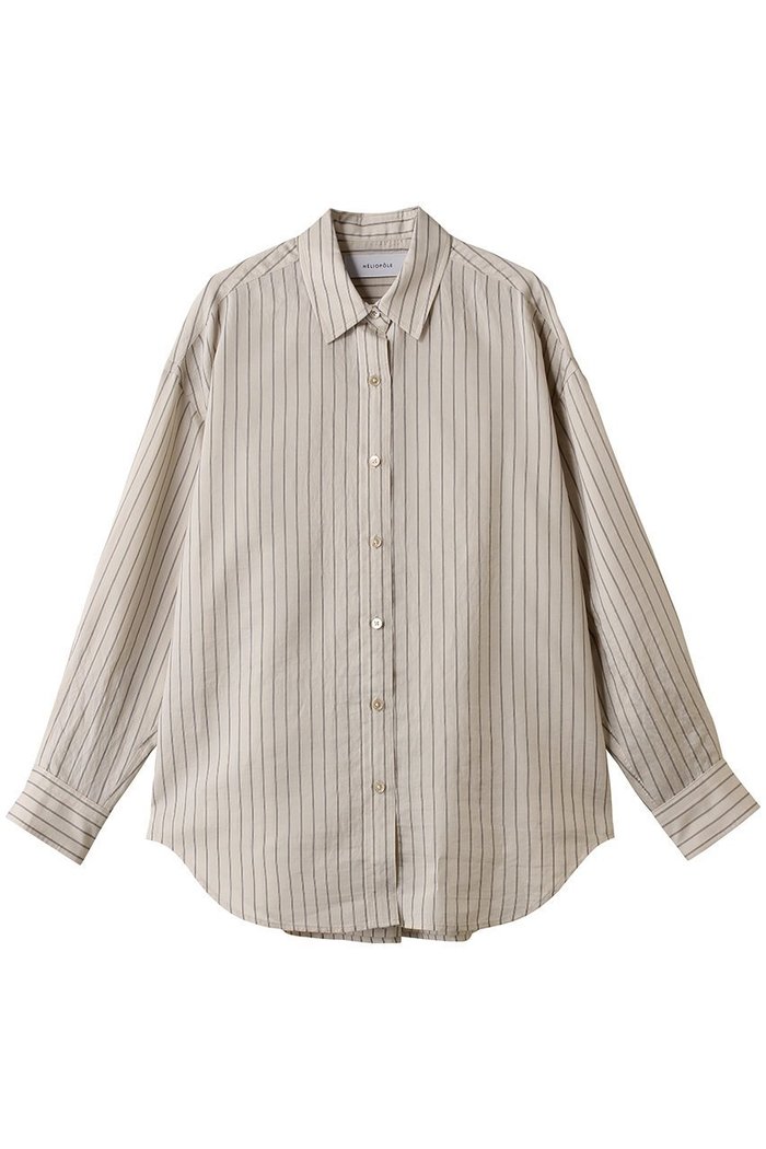 【エリオポール/heliopole】のthe EDITOR シャツ インテリア・キッズ・メンズ・レディースファッション・服の通販 founy(ファニー) https://founy.com/ ファッション Fashion レディースファッション Fashion for Women トップス・カットソー Cut & Sew Tops シャツ・ブラウス・オフィスカジュアル Elegant Blouses & Button-Ups おすすめ Recommended / Our Picks ストライプ Stripe, Striped Pattern スリーブ Sleeve, Long Sleeve / Short Sleeve ベーシック Basic, Essential ロング Long, Long-Length 定番 Standard, Basic Item 秋 Autumn |ID: prp329100003861842 ipo3291000000035563627