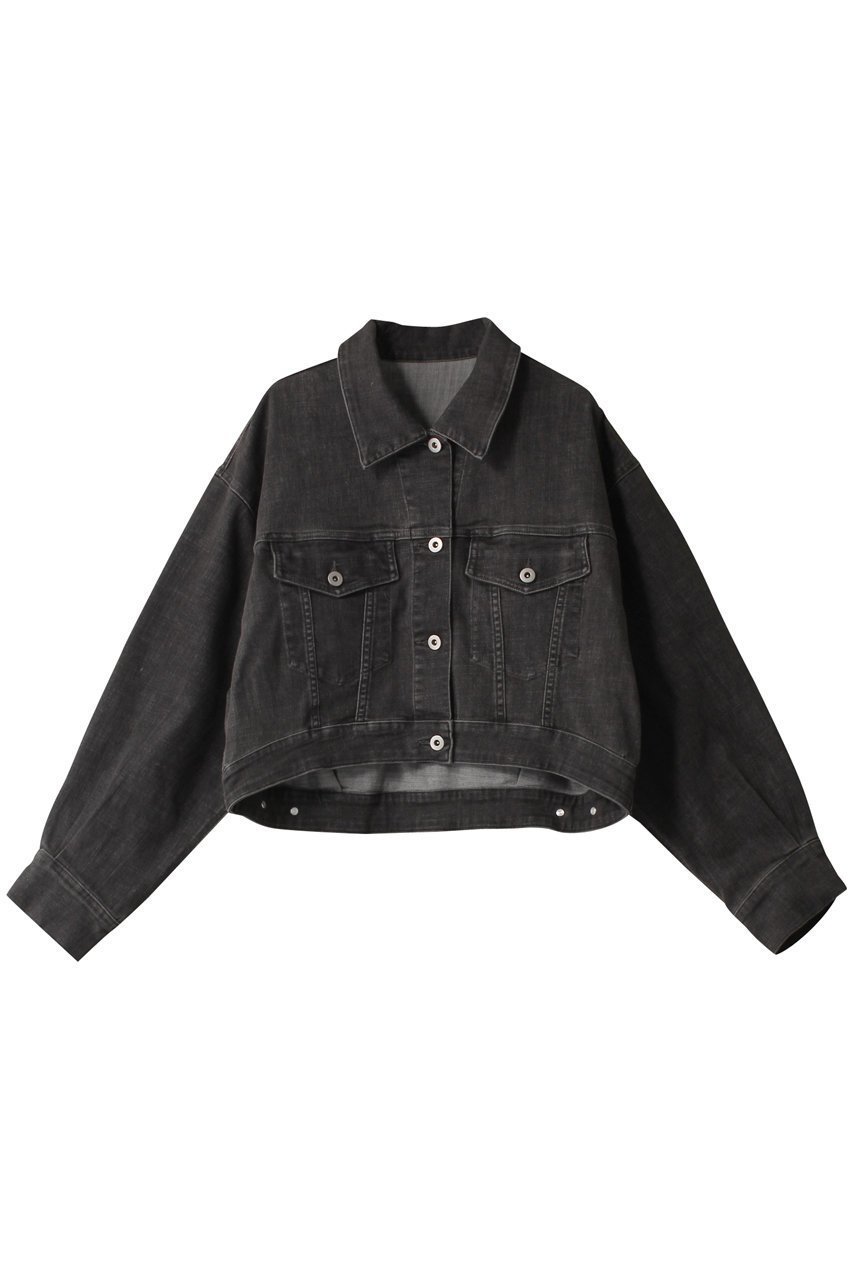 【スリー ドッツ/three dots】のデニム ジャンパー インテリア・キッズ・メンズ・レディースファッション・服の通販 founy(ファニー) 　ファッション　Fashion　レディースファッション　Fashion for Women　アウター　Coat / Outerwear Collection　レディースジャケット・軽アウター　Jackets　おすすめ　Recommended / Our Picks　ショート　Short, Short Length　ジャケット　Jacket, Outerwear　ストレッチ　Stretch, Stretchy Fabric　セットアップ　Set-Up, Coordinated Outfit　デニム　Denim, Jeans Material　トレンド　Trend, Trending Now　ワイド　Wide, Wide Fit　ブラック|ID: prp329100003861867 ipo3291000000032952071