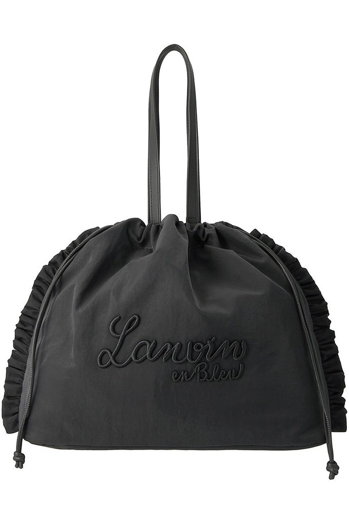 【ランバン オン ブルー/LANVIN en Bleu】のナイロンドロストトートバッグ インテリア・キッズ・メンズ・レディースファッション・服の通販 founy(ファニー) https://founy.com/ ファッション Fashion レディースファッション WOMEN バッグ Bag フリル Frills ポケット Pocket 巾着 Purse ビジネス 仕事 通勤 Business |ID: prp329100003862776 ipo3291000000025419100