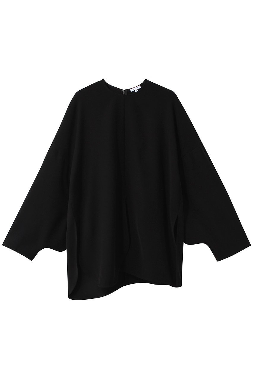 【エンフォルド/ENFOLD】のPEツイル センタースリットP.O/プルオーバー インテリア・キッズ・メンズ・レディースファッション・服の通販 founy(ファニー) ファッション Fashion レディースファッション Fashion for Women トップス・カットソー Cut & Sew Tops シャツ・ブラウス・オフィスカジュアル Elegant Blouses & Button-Ups カジュアルプルオーバー・ニットトップス Pullovers & Knit Tops / Casual Pullovers スリット Slit, Slit Detail スリーブ Sleeve, Long Sleeve / Short Sleeve センター Center, Center Line ツイル Twist, Twisted Detail フロント Front, Front Design ポケット Pocket, Pocket Detail リラックス Relax, Relaxed Fit ロング Long, Long-Length エレガント 上品 Elegant 人気 Popular, Best Seller 定番 Standard, Basic Item ブラック|ID: prp329100003862786 ipo3291000000032917525