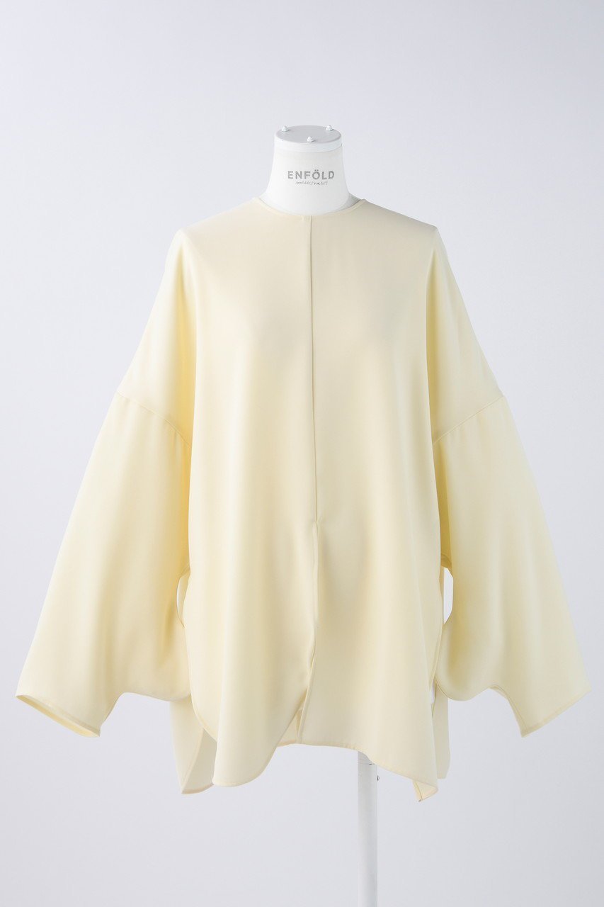 【エンフォルド/ENFOLD】のPEツイル センタースリットP.O/プルオーバー インテリア・キッズ・メンズ・レディースファッション・服の通販 founy(ファニー) ファッション Fashion レディースファッション Fashion for Women トップス・カットソー Cut & Sew Tops シャツ・ブラウス・オフィスカジュアル Elegant Blouses & Button-Ups カジュアルプルオーバー・ニットトップス Pullovers & Knit Tops / Casual Pullovers スリット Slit, Slit Detail スリーブ Sleeve, Long Sleeve / Short Sleeve センター Center, Center Line ツイル Twist, Twisted Detail フロント Front, Front Design ポケット Pocket, Pocket Detail リラックス Relax, Relaxed Fit ロング Long, Long-Length エレガント 上品 Elegant 人気 Popular, Best Seller 定番 Standard, Basic Item エクリュ|ID: prp329100003862786 ipo3291000000032917532